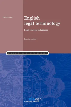 English Legal Terminology