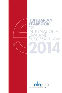 Hungarian Yearbook of International Law and European Law 2014_cover