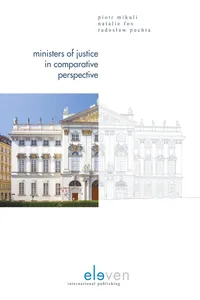 Ministers of Justice in Comparative Perspective_cover