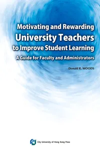 Motivating and Rewarding University Teachers to Improve Student Learning_cover