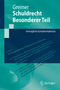 Schuldrecht Besonderer Teil_cover