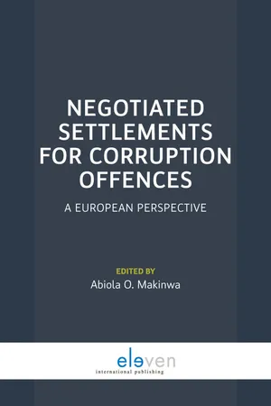 Negotiated Settlements for Corruption Offences