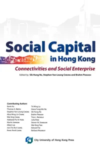Social Capital in Hong Kong-Connectivities and Social Enterprise_cover