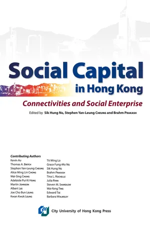 Social Capital in Hong Kong-Connectivities and Social Enterprise