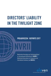 Directors' liability in the twilight zone_cover