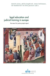 Legal Education and Judicial Training in Europe_cover