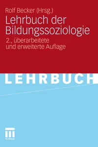 Lehrbuch der Bildungssoziologie_cover