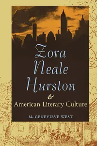 Zora Neale Hurston and American Literary Culture_cover