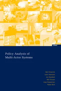 Policy Analysis of Multi-Actor Systems_cover