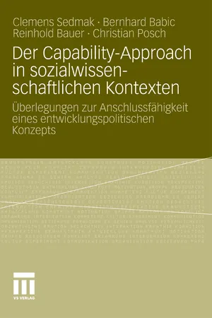 Der Capability-Approach in sozialwissenschaftlichen Kontexten