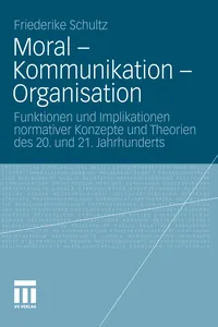 Moral – Kommunikation – Organisation_cover