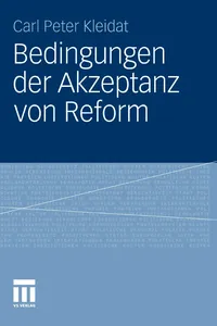 Bedingungen der Akzeptanz von Reform_cover