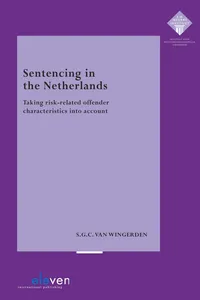Sentencing in the Netherlands_cover