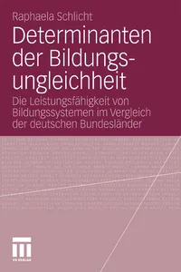 Determinanten der Bildungsungleichheit_cover
