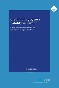 Credit rating agency liability in Europe_cover