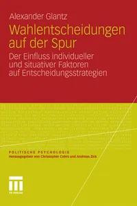 Wahlentscheidungen auf der Spur_cover