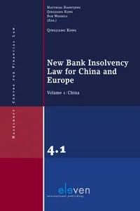 New Bank Insolvency Law for China and Europe_cover