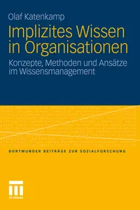 Implizites Wissen in Organisationen_cover