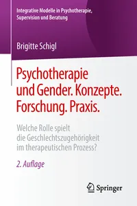 Psychotherapie und Gender. Konzepte. Forschung. Praxis._cover
