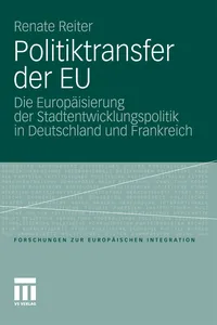 Politiktransfer der EU_cover