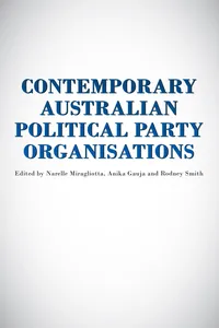 Contemporary Australian Political Party Organisations_cover