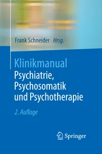 Klinikmanual Psychiatrie, Psychosomatik und Psychotherapie_cover
