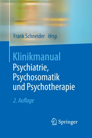 Klinikmanual Psychiatrie, Psychosomatik und Psychotherapie