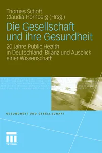 Die Gesellschaft und ihre Gesundheit_cover