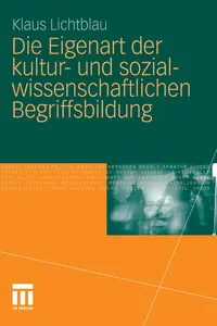 Die Eigenart der kultur- und sozialwissenschaftlichen Begriffsbildung_cover