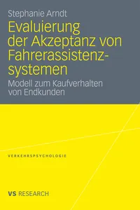 Evaluierung der Akzeptanz von Fahrerassistenzsystemen_cover