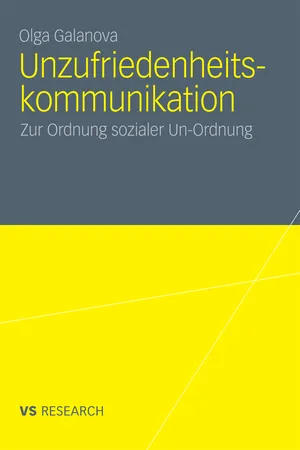 Unzufriedenheitskommunikation