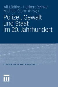 Polizei, Gewalt und Staat im 20. Jahrhundert_cover