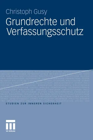 Grundrechte und Verfassungsschutz