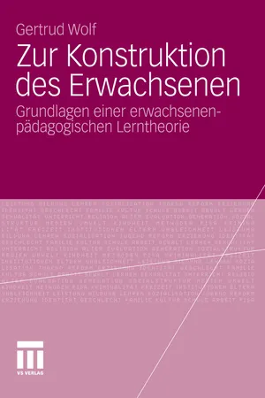 Zur Konstruktion des Erwachsenen