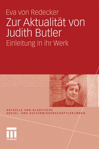 Zur Aktualität von Judith Butler_cover