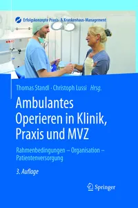 Ambulantes Operieren in Klinik, Praxis und MVZ_cover