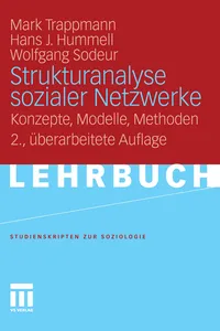 Strukturanalyse sozialer Netzwerke_cover