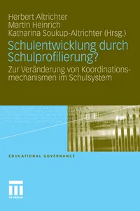 Schulentwicklung durch Schulprofilierung?_cover
