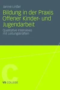 Bildung in der Praxis Offener Kinder- und Jugendarbeit_cover
