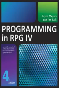 Programming in RPG IV_cover
