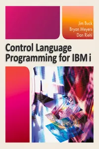 Control Language Programming for IBM i_cover