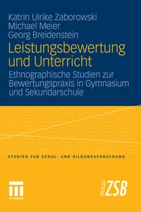 Leistungsbewertung und Unterricht_cover