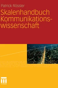 Skalenhandbuch Kommunikationswissenschaft_cover