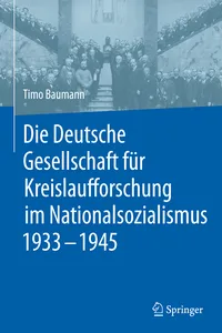 Die Deutsche Gesellschaft für Kreislaufforschung im Nationalsozialismus 1933 - 1945_cover