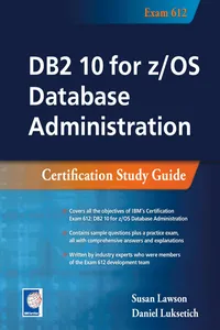 DB2 10 for z/OS Database Administration_cover