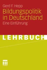 Bildungspolitik in Deutschland_cover