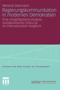 Regierungskommunikation in modernen Demokratien_cover