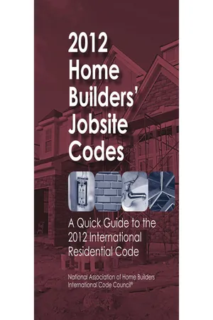 2012 Home Builders' Jobsite Codes