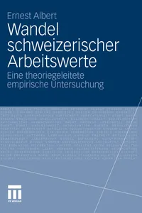 Wandel schweizerischer Arbeitswerte_cover