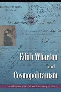 Edith Wharton and Cosmopolitanism_cover